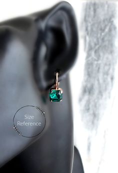 "Emerald Earrings, Emerald Drop Earrings, Dark Green Earrings, Bridal Emerald Earrings, Rose Gold Earrings, Princess Cut Crystal Earrings ♥IF YOU WANT THE BEST CHOSE THE ORIGINAL ♥ Top Quality Materials ♥ Excellent Customer Service ♥ Swarovski Authentications Tags ♥ Petite Delights is an Official SWAROVSKI® Branding Partner Official Swarovski Elements® Partner Made with real genuine high-quality Austrian Swarovski ©Crystal. Our brand is legally licensed & authorized By Swarovski Company for Dark Green Earrings, Emerald Drop Earrings, Emerald Earrings Drop, Earrings Emerald, Earrings Rose Gold, Green Jewelry, Emerald Earrings, Green Earrings, Rose Gold Earrings