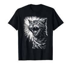 PRICES MAY VARY. Alternative gothic cat art and goth cat designs for dark subculture cult classic black cat fashion alternative styles. Halloween cat, goth cat, punk cat, grunge cat, metal cat, emo kitten, horror kitty, witch cat indie feline outfit aesthetics. Dark cat art, vampire cats, evil cat designs and creepy kitten graphics, witchy cat moon phases, satanic cats, dark colors and dark sentiments. Terrifying nightmare kitty cat skeletons and skulls. Every day is Halloween with a Last Gasp G Horror Kitty, Vampire Cats, Cat Grunge, Hissing Cat, Punk Cat, Goth Cat, Punk Cats, Gothic Cat, Witchy Cat