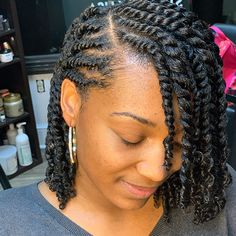 Styles By Lisa – The Natural Choice Natural Hair Flat Twist, Flat Twist Hairstyles, Natural Braided Hairstyles, Twisted Hair, Natural Twists, Protective Hairstyles For Natural Hair, Natural Hair Twists, Twist Styles, Pelo Afro