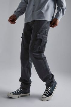 Lockdown your denim. Jeans are always a solid option, they cover that grey area between smart and casual. Our range of men’s jeans and denim gives you the chance to elevate your ‘fit. Whether you prefer skinny jeans, or you rate more of a tapered denim, make sure you secure your denim selects here. Pair your jeans with a hoodie or white trainers for a fresh, understated look.Style: Cargo JeanDetail: CargoLength: RegularFit: Straight Denim Cargos Men, Casual Fitted Straight Leg Cargo Jeans, Urban Style Fitted Full-length Cargo Jeans, Fitted Urban Full Length Cargo Jeans, Fitted Straight Leg Cargo Jeans For Streetwear, Hip Hop Style Jeans For Fall, Hip Hop Full Length Jeans For Fall, Fall Hip Hop Full Length Jeans, Fitted Dark Wash Cargo Pants For Streetwear