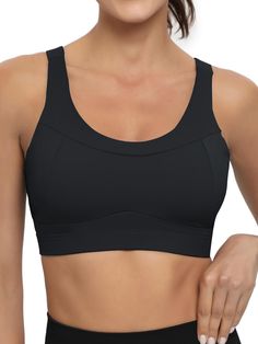 PRICES MAY VARY. ✅ 【HIGH IMPACT SPORTS BRA】：Intense workouts call for extra support. RUNNING GIRL Sports Bra for Women is strategically designed to deliver support and tailored for high impact activities like running, jumping and full body workouts. Featuring moulded cups and stretch straps for the perfect fit. Everything will stay in place and you can fully concentrate on aiming high! ✅ 【MOVE WITH YOU】:Our Naked Feeling fabric not only keeps you cool by allowing air to circulate, it also mainta Track Essentials, Sports Essentials, High Impact Sports Bras, Running Girl, Bra Workout, Girls Sports Bras, Fashion Designers Famous, Running Bra, High Impact Sports Bra