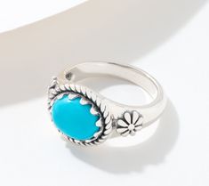 Gift yourself (or someone special) a great way to add some unexpected color and Southwestern style to your look with this gemstone concha ring. Unlike anything else in your jewelry collection, the oval-shaped gemstone cabochon sits in an east-west design with a serrated bezel, rope border, and concha flowers on either side. From American West Jewelry. Southwestern Turquoise Oval Cabochon Ring As Gift, Southwestern Turquoise Ring With Oval Cabochon, Southwestern Turquoise Oval Cabochon Ring, Southwestern Oval Cabochon Turquoise Ring, Adjustable Turquoise Oval Cabochon Ring, Western Style Oval Rings For Gift, Southwestern Oval Cabochon Gemstone Ring, Southwestern Style Oval Cabochon Gemstone Ring, Southwestern Oval Gemstone Ring