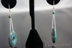 Unique Turquoise Drop Earrings, Turquoise Dangle Jewelry With Natural Stones, Bohemian Amazonite Earrings As Gift, Bohemian Amazonite Earrings For Gifts, Blue Jade Jewelry Gift, Elegant Turquoise Apatite Earrings, Nickel-free Apatite Dangle Jewelry, Elegant Turquoise Jade Jewelry, Turquoise Teardrop Natural Stone Jewelry