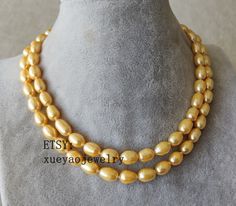 Welcome to my shop my dear friend. I hope you will like my jewelry, Please see the detail for this item: Pearl Jewelry: necklace Pearl Type: cultured freshwater pearl size: 8-9 mm Pearl Color: as the pictures length: 32inch if you need other length, could contact me please,thanks Note: 60 inch & 80 inch without clasps, if you need, also cn telll me please! About shipping: I will send out your order in 1-3 business days from China. 1, To United States, will use US E-packet shipping service , Yellow Pearl Necklace As Gift, Yellow Pearl Necklace Gift, Yellow Pearl Necklace For Gift, Pearl Long Necklace, Thanks Note, Black Freshwater Pearls, Pearl Jewelry Necklace, Cultured Pearl Necklace, Pearl Leather