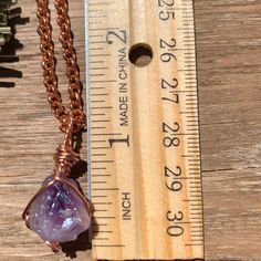 "☾ Angel Aura Amethyst Quartz Necklace ☾ These stunning small specimen are created in a vacuum chamber from quartz crystal through vapor deposition, giving them an iridescent metallic sheen. High quality, small amethyst aura quartz in a secure & subtle setting that highlights the stone These pendants come in pure copper or sterling silver. Choose from an adjustable Faux leather chord (vegan friendly) a matching 18\" copper chain or a matching 18\" sterling silver chain. Faux leather chords a Adjustable Electroformed Crystal Necklaces As Gifts, Mystical Amethyst Crystal Necklace Gift, Iridescent Amethyst Jewelry Gift, Iridescent Amethyst Jewelry For Gift, Spiritual Electroformed Crystal Necklaces As Gifts, Purple Raw Stone Crystals For Gift, Electroformed Amethyst Crystal Necklace As Gift, Spiritual Electroformed Crystal Necklace As Gift, Fluorite Crystals For Spiritual Gift