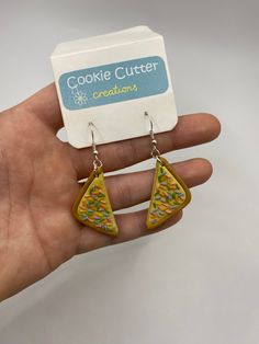 🤍 Handmade polymer clay earrings  🤍 All earrings made using sterling silver, gold plated, stainless steel, or platinum plated findings  🤍 Each earring is individually handcrafted so may vary slightly in style/size/colour etc.  CARE 🤍 The materials used are high quality and long lasting however all earrings should be handled with care.  🤍 Polymer clay is durable and slightly flexible but can break if handled roughly.  🤍 To maintain best condition it is recommend to remove them before swimmi Everyday Yellow Polymer Clay Jewelry, Fun Polymer Clay Drop Earrings, Quirky Multicolor Dangle Jewelry, Playful Handmade Enamel Jewelry, Cute Yellow Resin Jewelry, Fun Nickel-free Polymer Clay Earrings, Fun Nickel-free Polymer Clay Jewelry, Fun Polymer Clay Nickel-free Jewelry, Fun Polymer Clay Earrings Nickel Free