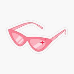 Get my art printed on awesome products. Support me at Redbubble #RBandME: https://www.redbubble.com/i/sticker/Aesthetic-sunglass-by-BasmatiShop/138375385.O9UDB?asc=u Sunglass Illustration, Sunglasses Illustration, Girly Stickers, Tiny Stickers, Stickers Wallpaper, Retro Motel, Dress Sticker, Totes Ideas, Sticker Aesthetic