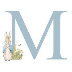 the letter m is for peter rabbit