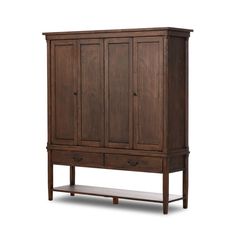 Four Hands Brimley Wide Cabinet angled view Magnolia Home Rugs, Wide Cabinet, Bookshelf Lighting, Pine Cabinets, Console Table Design, Spring Furniture, Copper Table, Outdoor Accent Table, Study Furniture