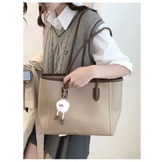 LIZAKOSHT - Vintage Brown Large Capacity Handbag Women New Trendy Leather Casual Shoulder Bags Ladies Versatile Handbags Female Size:35cm*27cm*10cm (Length35cm, high27cm, width10cm) Large Capacity Khaki Bucket Bag For Shopping, Khaki Large Capacity Bucket Bag For Shopping, Trendy Large Capacity Khaki Bags, Trendy Khaki Bags With Large Capacity, Brown Canvas Mobile Phone Bag, Khaki Large Capacity Bag For Errands, Khaki Shoulder Bag With Large Capacity For Daily Use, Large Capacity Khaki Shoulder Bag For Daily Use, Large Capacity Khaki Bucket Bag For Daily Use