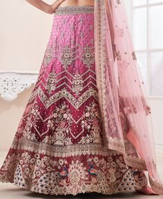 Wine Craft, Embroidered Art, Wedding Lehenga, Bridal Lehenga, Bridal Collection, Lehenga, Shades, Boutique, Silk