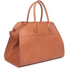 Margaux THE ROW Women's | 24S Elegant Duffle Bag With Double Handle, Elegant Tote Style Duffle Bag With Top Carry Handle, Luxury Tote Duffle Bag, Elegant Duffle Bag With Top Handle For Everyday Use, Designer Weekender Bag With Top Handle, Designer Weekender Bag With Top Carry Handle, Chic Shoulder Travel Bag With Detachable Handle, Chic Travel Shoulder Bag With Detachable Handle, Chic Large Capacity Top Handle Travel Bag