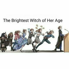 Brightest Witch Of Her Age, Citate Harry Potter, Glume Harry Potter, Harry Potter Illustrations, Harry Potter Feels, Harry Potter Puns, Desenhos Harry Potter, Images Harry Potter, Harry Potter Artwork