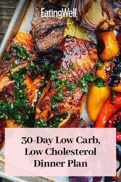 Low Cholesterol Recipes Dinner, Low Cholesterol Diet Plan, Cholesterol Foods, Low Cholesterol Diet, Healthy Fiber, Low Fat Low Carb, Low Carb Low Fat Recipes, Low Cholesterol Recipes