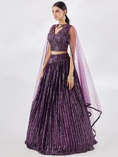 Introducing the excellent wine sequins net designer lehenga choli with dupatta, a stunning ensemble that is perfect for receptions and parties. Crafted with meticulous attention to detail, this lehenga choli set will make you stand out in any crowd.
Featuring a beautiful wine color net material lehenga, adorned with sequin work and embroidery, this piece exudes elegance and sophistication. The intricate sequin work adds a touch of shimmer, while the embroidery work showcases the craftsmanship of Net Dupatta Designs, Net Lehenga Choli, Party Wear Lehenga Choli, Net Lehenga, Designer Lehenga, Party Wear Lehenga, Elegant Saree, Designer Lehenga Choli, Net Dupatta