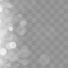 a gray and white background with lots of small circles on it's side, as well as blurry lights in the middle