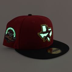 Houston Astros 45th Anniversary New Era 59Fifty Fitted Hat in Scarlet Red, Black & Gray Green Bottom. ⭐️🌟🔥 Logo Glow in the Dark - https://www.ecapcity.com/products/houston-astros-45th-anniversary-new-era-59fifty-fitted-hat-scarlet-red-black-gray-green-under-brim - #HoustonAstros #Astros #neweracap #ECAPCITY 70s Fashion Hairstyles, Astros Hat, 45th Anniversary, Hat Stores, Tshirt Design Inspiration, Green Bottom, Green Hats, New Era Cap, New Era 59fifty