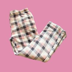 Pink And Grey Plaid Pajama Pants Super Cute And Soft And Fluffy In Perfect Condition Literally Never Worn From Pj Essentials Size Women’s Medium! Comfortable Pink Sleepwear For Sleepover, Comfortable Pink Sleepwear For Lounging, Comfortable Pink Lounging Sleepwear, Comfortable Pink Sleepwear For Loungewear, Comfortable Pink Sleepwear, Cozy Pink Sleepwear For Loungewear, Comfortable Pink Long Pants Sleepwear, Pink Super Soft Sleepwear For Sleepover, Comfortable Pink Pajama Shorts For Relaxation