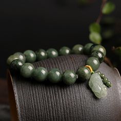 Rice Bead Bracelet, Green Jade Bracelet, Peaceful Energy, Lotus Bracelet, Lucky Stone, Bracelets Design, Natural Oil, Moonstone Bracelet, Agate Bracelet