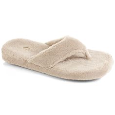 One of Acorn's best! Our spa slippers wrap your feet in unmatched comfort. Whether you are getting ready in the morning or setting aside a a few hours for just yourself, pamper your feet with our Acorn Spa Thongs! Treat yourself to an Acorn best seller! These spa thongs pamper your feet with a velvety soft, easy-care terry The contoured footbed features an enhanced heel and arch, constructed of CFC-free PU, for longwearing comfort Cleaning: Machine wash cold; air dry ID: 10454 Oxford Booties, Spa Wraps, Spa Slippers, Spa Style, Slippers For Women, Christmas 2015, Flip Flop Slippers, Color Powder, Slipper Socks