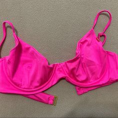 Brand New! Never Worn. Bought Too Large Of A Set And Can’t Use It. Otherwise, Stunning Bright Pink Would Complement Any Skin Tone. Gold Tone Metal On Bikini Top. I Also Have A Medium In The Bikini Bottom To Sell. Would Need To Confirm Which Bottom Is Being Bought. Discounted To Sell! Make Me An Offer! Pink Ties, Swimsuit Tops, Pink Fashion, Gold Tone Metal, Neon Pink, Skin Tone, Bright Pink, Crochet Bikini, Womens Swim