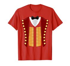 PRICES MAY VARY. Whether you are an Ringmaster, musician or a showman This pt barnum will be perfect to wear for Kids, Childs, Toddlers boys and girls or adults women and men. Let everyone know that you are in charge of the circus by wearing this Ringmaster. Are you a pt barnum greatest fan? then this pt barnum Costume is the right for you or beloved ones. Lightweight, Classic fit, Double-needle sleeve and bottom hem Ringmaster Costume, Circus Shirts, Circus Costume, Heavy Jacket, Easy Costumes, The Greatest Showman, Costume Shirts, T Shirt Costumes, Shirt Store