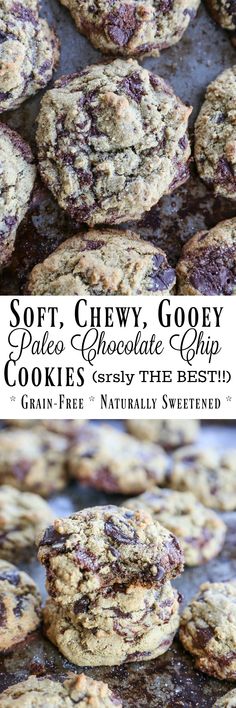 soft, chewy gooey chocolate chip cookies are the best