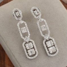 ad eBay - Lab Grown CVD Diamond Dangle Earrings 14k White Solid Gold Jewelry Gift 1.60 Ct. - Buy Now, click the link (eBay) Silver Baguette Diamond Dangle Earrings, Silver Dangle Diamond Earrings With Baguette Diamonds, White Gold Dangle Earrings With Baguette Diamonds, Dangle Earrings In White Gold With Baguette Diamonds, Gia Certified Dangle Diamond Earrings In White Gold, Gia Certified Dangle White Gold Diamond Earrings, Gia Certified White Gold Dangle Diamond Earrings, Anniversary Baguette Diamond Dangle Earrings, Silver Dangle Jewelry With Baguette Diamonds