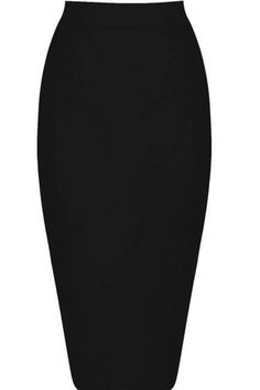 Hey there, style-savvy ladies! Let's talk about the perfect blend of chic and professional - our High Waisted Bodycon Pencil Skirt. This isn't just a pencil skirt; it's a fashion-forward staple for your work wardrobe. With a trendy back zipper detail, a flattering knee-length cut, and bodycon fit, you'll feel ready to conquer the office or hit the town.What's more? Confidence comes easy in this skirt, thanks to its figure-flattering high waist and modest above-the-knee length. It's tailored to c Elegant Bodycon Lined Skirt, Chic Solid Color Bodycon Skirt, Chic Bodycon Skirt In Solid Color, Chic Fitted Midi Pencil Skirt, Elegant Bodycon Pencil Skirt For Night Out, Classic Solid Color Skirt For Night Out, Classic Solid Skirt For Night Out, Solid Knee-length Pencil Skirt For Party, Solid Color Knee-length Pencil Skirt For Party