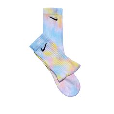 Hi Everyone These Are Brand *New* Nike Everyday Cotton Cushion Socks That Were Hand Dyed, Never Worn, Unique Fun Pair, Photo Of Actual Sock, That Make A Bold Statement , Thank You For Viewing, They Come Pre Washed After Process Limited Quantity Batch Of Hand Dyed Socks, Every Pair I Make Will Be Unique , And No Two Will Ever Be Alike , Makes A Great Gift , Thank You Enjoy Sizes Yth 5y-7y Wmn 6-10 Men 6-8 Machine Wash With Like Colors Please Don't Bleach, Tumble Dry Low Sporty Multicolor Cotton Socks, Nike Blue Sporty Socks, Nike Sporty Blue Socks, Sporty Blue Nike Socks, Nike Socks Women, Dyed Nike Socks, White Nike Socks, Dyed Socks, Dri Fit Socks