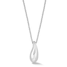 Like a small sculptural piece of silver the Teardrop pendant hangs at the end of the chain, gracefully following your movements.  Pear with a simple chain for a maximum style impact. Dower & Hall designs their jewellery to be worn and treasured. Here are a few simple guidelines to keep your jewellery looking its best: Perfume, skin and hair products can all react with silver causing it to tarnish, cause vermeil to erode and even damage stones – especially pearls. Always apply your products befor Pebble Pendant, Mens Jewelry Necklace, Teardrop Necklace, Vermeil Jewelry, Jewelry Design Necklace, Engraved Items, Watch Necklace, Metal Chain, Gold Vermeil