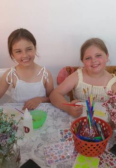 School Holidays Special - Kids Only - Paint & Floral Class Brisbane | ClassBento Flutes, How To Preserve Flowers, Craft Materials