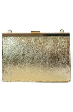 Crafted from Italian leather, this clutch features a metallic finish that makes it perfect for a night out or special occasion. 9" x 2" x 2" Leather Made in Italy Gold Clutch With Gold-tone Hardware For Shopping, Trendy Leather Clutch With Gold-tone Hardware, Gold-tone Hardware Clutch Shoulder Bag, Leather Clutch With Gold-tone Hardware, Luxury Leather Clutch With Gold-tone Hardware, Nordstrom Store, Metallic Leather, Leather Clutch, Italian Leather