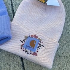 Brand Newplease Look At All Pictures Please Share You Pick The Color Custom Orders Cathartic Hat Embroidered, Carhart Hat, Pink Carhartt Beanie, Carhartt Hats, Beanie Embroidery, Pink Carhartt, Embroidered Carhartt, Embroidery Hats, Carhartt Hat