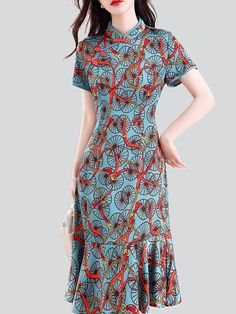 Description Product ID: DS2032645 Material: Polyester Pattern: Printed Season: Summer Style: Trendy Occasion: Daily, Party, Dating Package included: 1 * Dress Size Chart (Asian Size): Please allow 1-3 cm measured error. Size Length Chest Shoulder Sleeve Length M 105cm | 41.3 in 95cm | 37.4 in 40cm | 15.7 in 16cm | 6.3 in L 106cm | 41.7 in 99cm | 39.0 in 41cm | 16.1 in 16.5cm | 6.5 in XL 107cm | 42.1 in 103cm | 40.6 in 42cm | 16.5 in 17cm | 6.7 in XXL 108cm | 42.5 in 107cm | 42.1 in 43cm | 16.9 in 17.5cm | 6.9 in 3XL 109cm | 42.9 in 110cm | 43.3 in 44cm | 17.3 in 18cm | 7.1 in Fishtail Dress, Dress Size Chart, Cheongsam, 16 9, Shoulder Sleeve, Season Summer, Summer Style, Summer Fashion, Size Chart