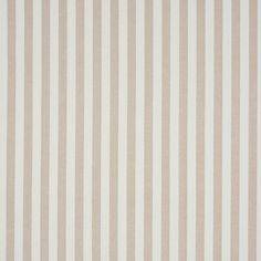 a white and beige striped wallpaper with vertical stripes on the bottom half of it