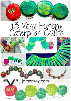 the very hungry caterpillar crafts for kids