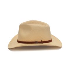 EUNICE from the Austral Panama Collection is a stylish straw hat featuring a genuine Panama straw construction and a genuine leather band with a gold pin. The 2.75 inch brim offers timeless sun protection while giving any outfit a touch of flair. Classic Adjustable Sun Hat With Single Vent, Adjustable Classic Sun Hat With Single Vent, Classic Straw Hat For Vacation, Classic Sun Hat For Vacation, Classic Adjustable Sun Hat For Rodeo, Country Style Straw Hat With Short Brim For Travel, Classic Natural Hat Bands In Toquilla Straw, Country Style Short Brim Straw Hat For Travel, Classic Natural Hats For Vacation