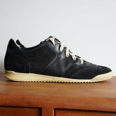 Bought New From Project 8 In Soho Years Ago. Rarely Worn. Overall Condition Is Excellent. Ships With Original White Mm Box And Dust Bags. Black Sneakers With Stitched Sole For Sports, Black Sports Sneakers With Stitched Sole, Vintage Custom Leather Sneakers With White Sole, Vintage Leather Sneakers With Gum Sole, Vintage Leather Custom Sneakers With White Sole, Black Low-top Sneakers With Stitched Sole, Vintage Custom Sneakers With White Sole, Vintage Streetwear Sneakers With Leather Sole, Black Lace-up High-top Sneakers With Leather Sole