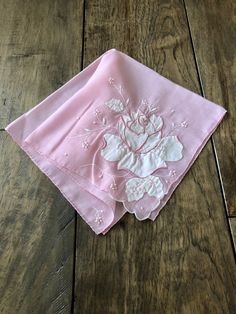 "This charming handkerchief features wonderful raised detail in a pretty pink shade. It is in very good vintage condition with very light wear on the creases. Nice larger size. Use it for a personal accessory, at your celebration, for a craft/art project or hang it as it is that pretty. I use handkerchiefs as doilies too. Lovely... Approximate overall measurements: 15\" square Check out our other vintage hankies: https://www.etsy.com/shop/TwoBeContinued?ref=seller-platform-mcnav&section_id=2 Vintage Pink Handkerchiefs For Wedding, Vintage Pink Wedding Handkerchiefs, Wedding Hankerchief, Paris Souvenirs, Bride Floral, Vintage Hankies, Vintage Handkerchief, Wedding Handkerchief, Pink Shade