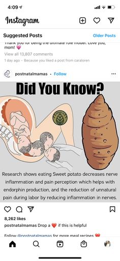 an instagram page with the caption did you know?