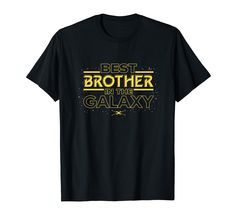 PRICES MAY VARY. Official Star Wars Merchandise スター・ウォーズ 銀河一の兄弟 家族旅行 誕生日 Lightweight, Classic fit, Double-needle sleeve and bottom hem Sister Hoodies, Star Wars Baby Shower, Brother Humor, Uncle Tshirt, Galaxy Shirt, Uncle Birthday, Grandpa Birthday Gifts, Lips Shirt, Galaxy T Shirt