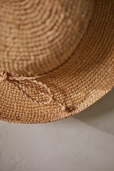 Crush it, pack it, fold it, wear it. When the sun comes calling, this raffia sun hat is your go-to accessory. Durable and lightweight, perfect for the garden, beach, hiking, poolside, and beyond. With an adjustable leather cord and cotton sweatband for ultimate comfort. | Rounded Raffia Sun Hat by Terrain, Women's, Cotton/Leather at Anthropologie Packable Summer Hat In Natural Color, Bohemian Woven Sun Hat For Travel, Natural Hats For Travel And Beach Season, Natural Hat For Travel And Beach Season, Spring Travel Sun Hat Made Of Palm Leaf, Natural Color Hat For Beach Travel, Natural Packable Straw Hat For Summer, Packable Natural Hats For Beach, Packable Natural Color Beach Hats