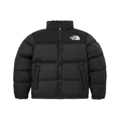 The North Face White Label Novelty Nuptse Down Jacket Asia Sizing 'Real Black' NJ1DP62K Heavyweight Winter Outerwear For Streetwear, Functional Outerwear With Padded Collar For Outdoor Activities, Functional Outerwear With Padded Collar For Outdoor, The North Face Puffer Jacket For Fall Winter Sports, Heavyweight Urban Outerwear With Long Sleeves, The North Face Sporty Streetwear Outerwear, Heavyweight Long Sleeve Winter Outerwear, Sporty The North Face Outerwear For Streetwear, Black Outerwear For Hiking And Ski Season