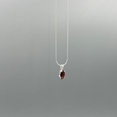 Sterling Silver Marquise Pendant With Synthetic Garnet With Italian Snake Chain, Garnet Necklace, Silver Necklace 925 Stamped Pendant Height: 18mm Pendant Width: 6mm Chain Gauge: 1mm Material: 925 Sterling Silver Golf Necklace, Vintage Diamond Necklace, Cross Necklace Women, Runway Necklace, Tiffany And Co Necklace, Horseshoe Pendant, Amber Necklace, Garnet Necklace, Black Choker