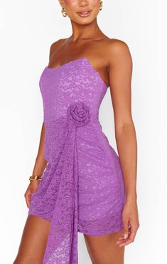 Shelby Mini Dress ~ Purple Lovely Lace – Show Me Your Mumu Purple Lace Dress With Sweetheart Neckline, Purple Lace Mini Dress For Party, Purple Lace Dress With Fitted Bodice, Purple Mini Dress With Sweetheart Neckline For Wedding, Purple Mini Dress With Fitted Bodice For Party, Lavender Party Dress With Ruched Bodice, Purple Party Mini Dress With Fitted Bodice, Elegant Lavender Mini Dress For Evening, Elegant Purple Dress With Lace Bodice