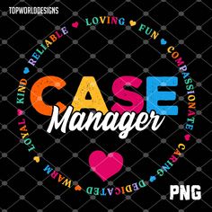 the case manager svg file is available for use on t - shirts and other items