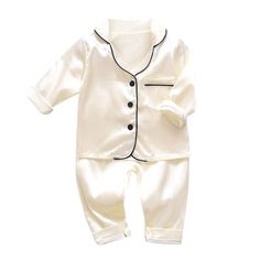 Baby Satin Pajamas Set - Momorii Cute Pyjama, Satin Pajamas Set, Boys And Girls Clothes, Short T Shirt