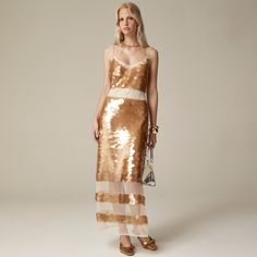 Collection sequin panel dress Extra Dresses, Suit Guide, Champagne Bridesmaid, Hair Wrap Scarf, J Crew Collection, Panel Dress, Scarf Hairstyles, Dress For Women, Shopping List