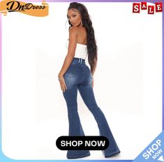 Fall Women Color Blocking Denim Flared Pants Flare Denim Pants For Summer, Summer Flare Denim Pants, Red Denim Bottoms For Fall, Red High Rise Jeans For Spring, Red Denim Flare Jeans For Spring, Spring Red Denim Flare Jeans, Red High-rise Jeans For Spring, High Rise Red Jeans For Spring, Red Mid-rise Flare Jeans In Denim